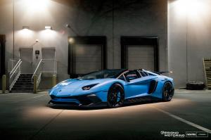 Lamborghini Aventador LP750-4 Superveloce Roadster by Designo Motoring & Novitec Torado on Vossen Wheels (NV1) 2018 года